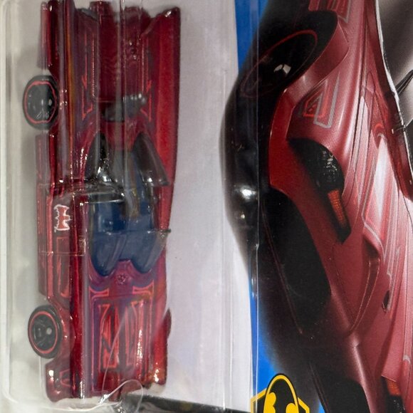Hot Wheels TV Series Batmobile Red Metallic | Batman | Diecast Car - Picture 5 of 6